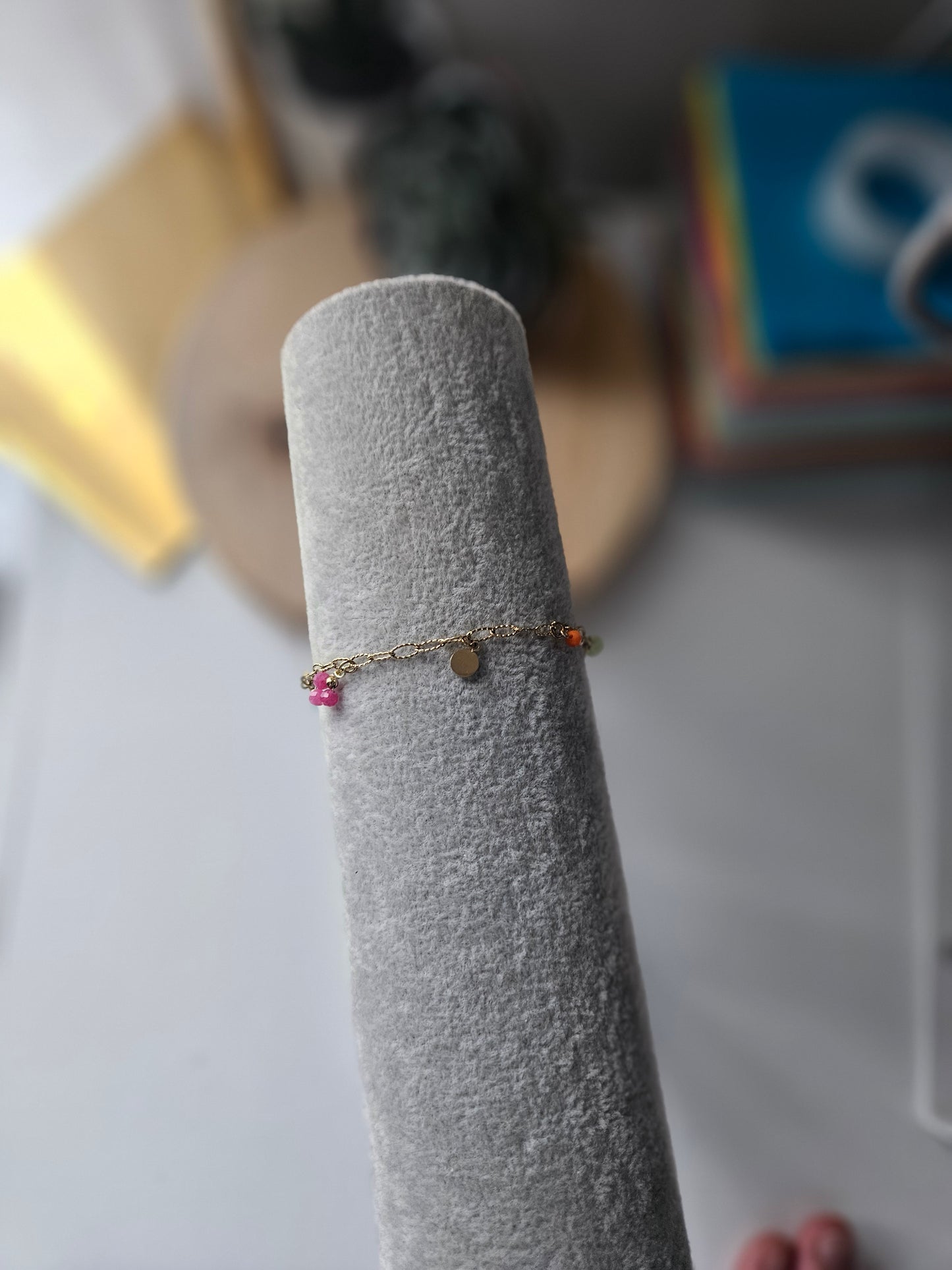 Bracelet à breloques Or acier inoxydable