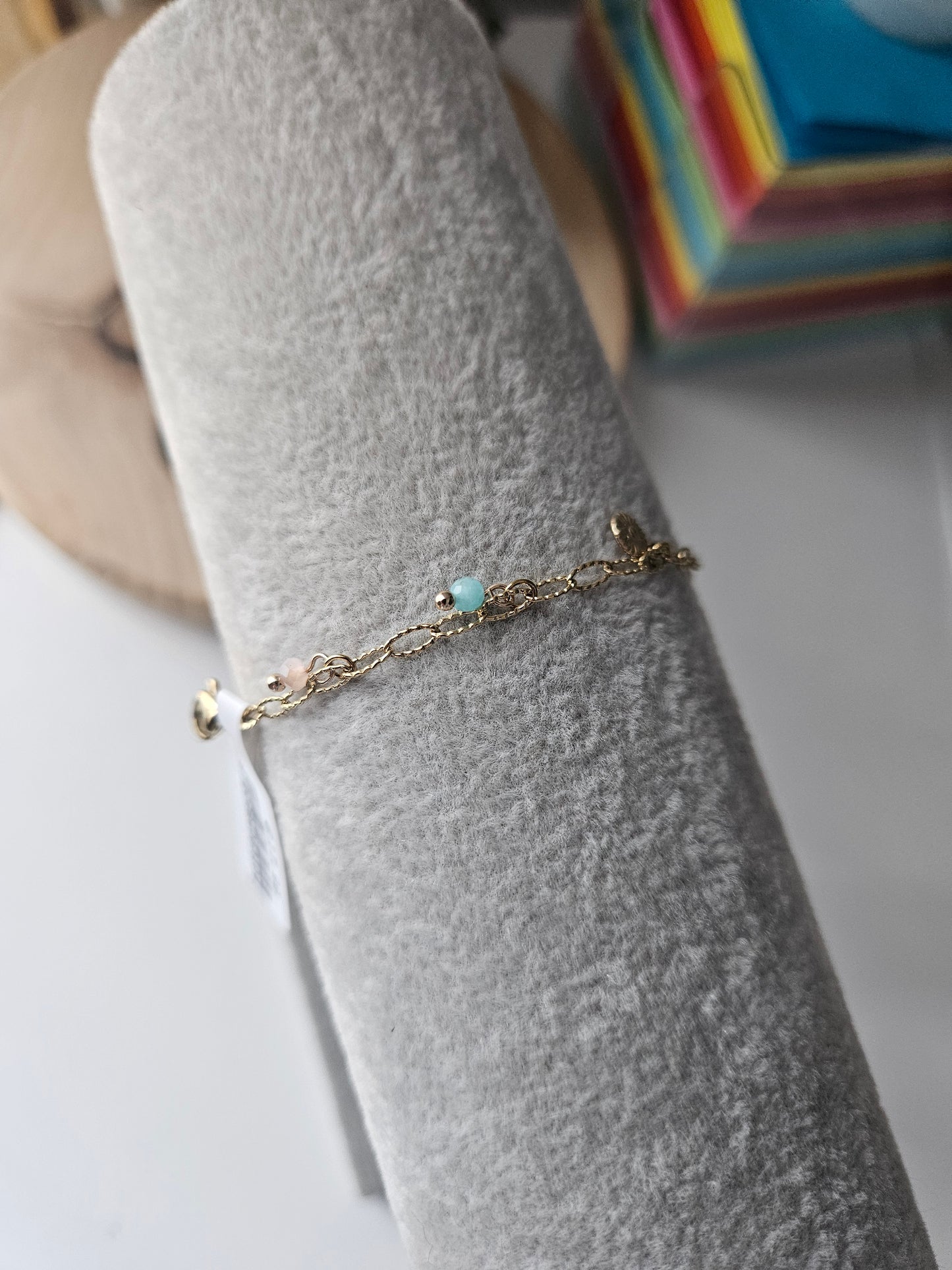 Bracelet à breloques Or acier inoxydable