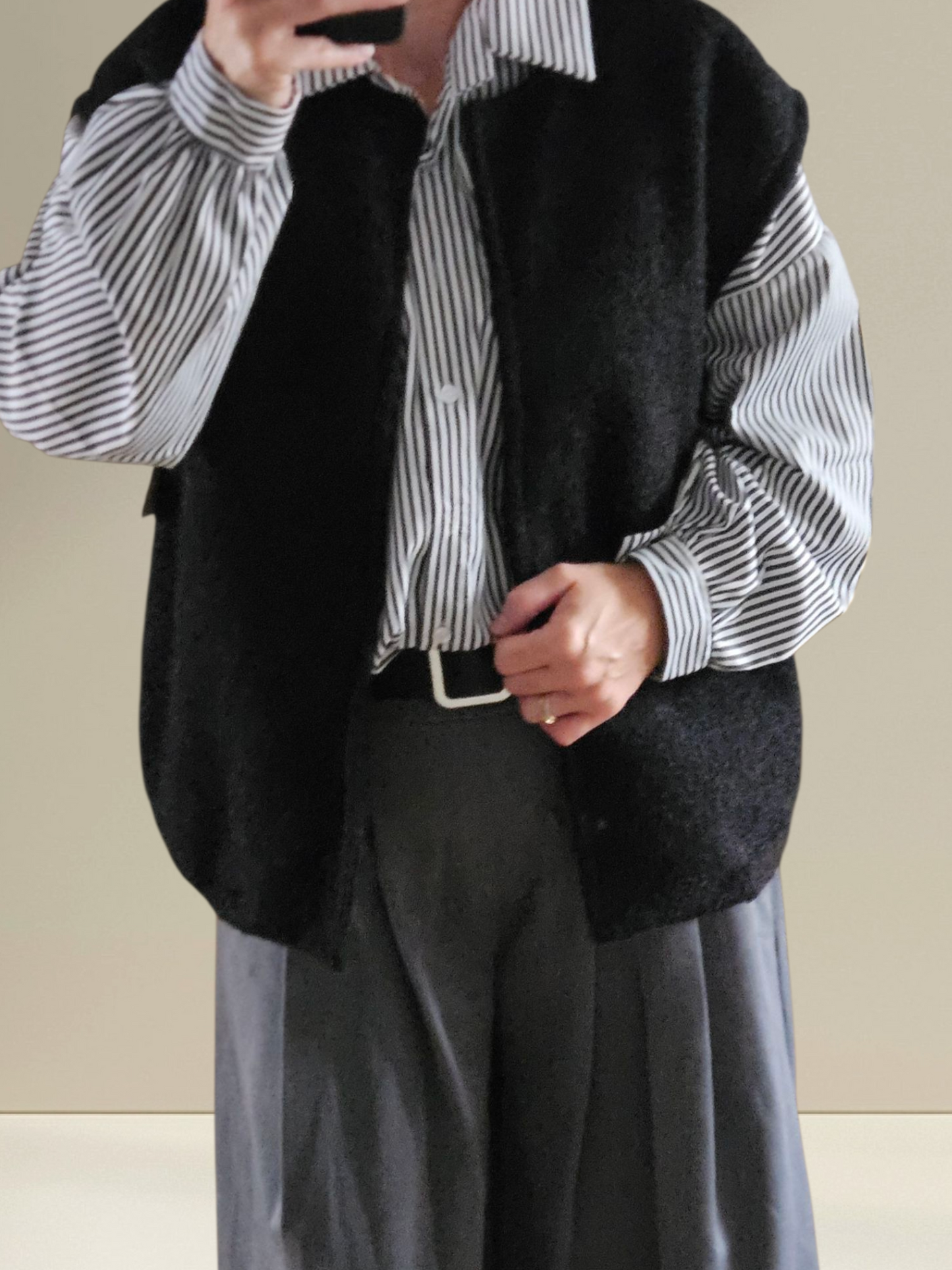 Gilet sans manches noir