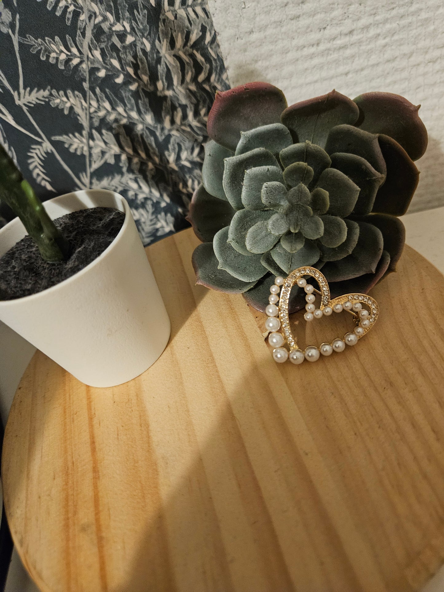 Bijoux broche cœur