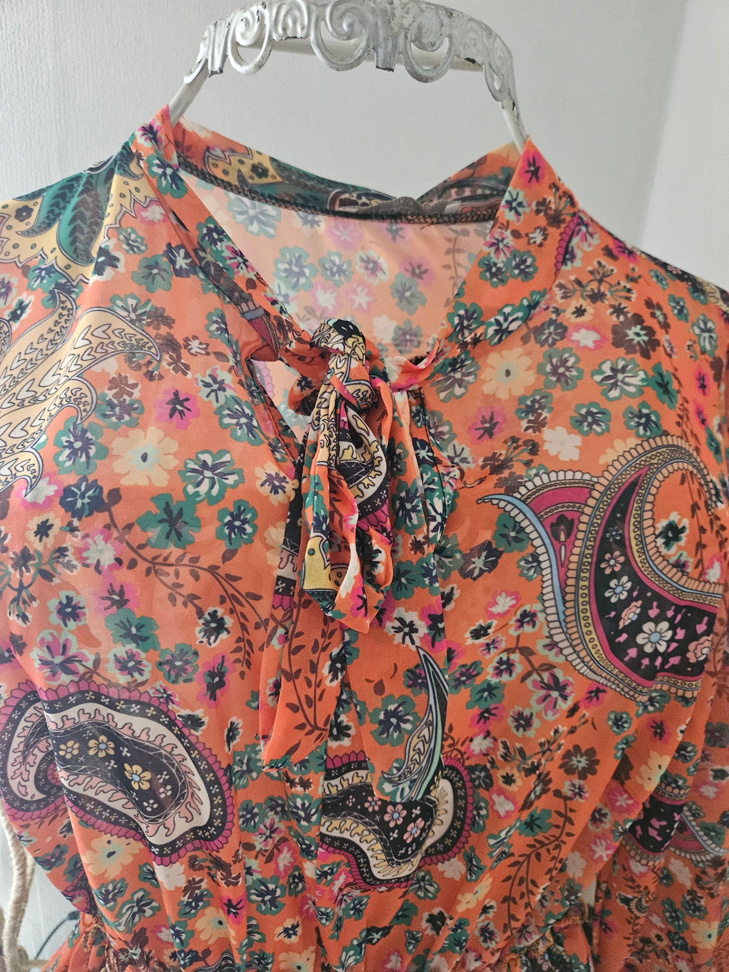 Blouse bohème manches longues