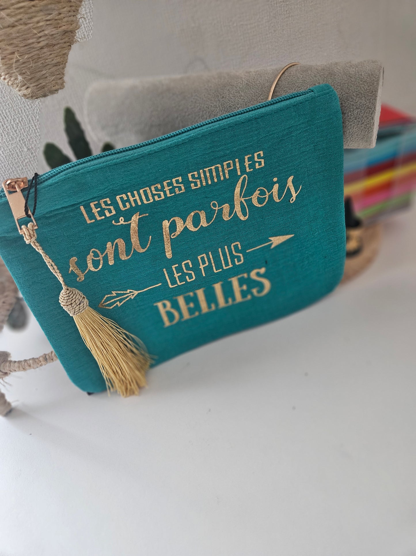 Pochette bleu "Les choses..."