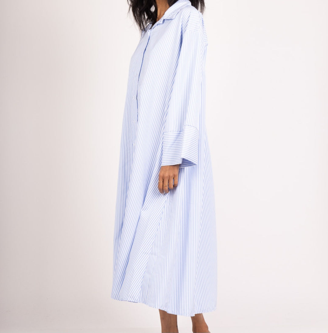 Robe longue chemise