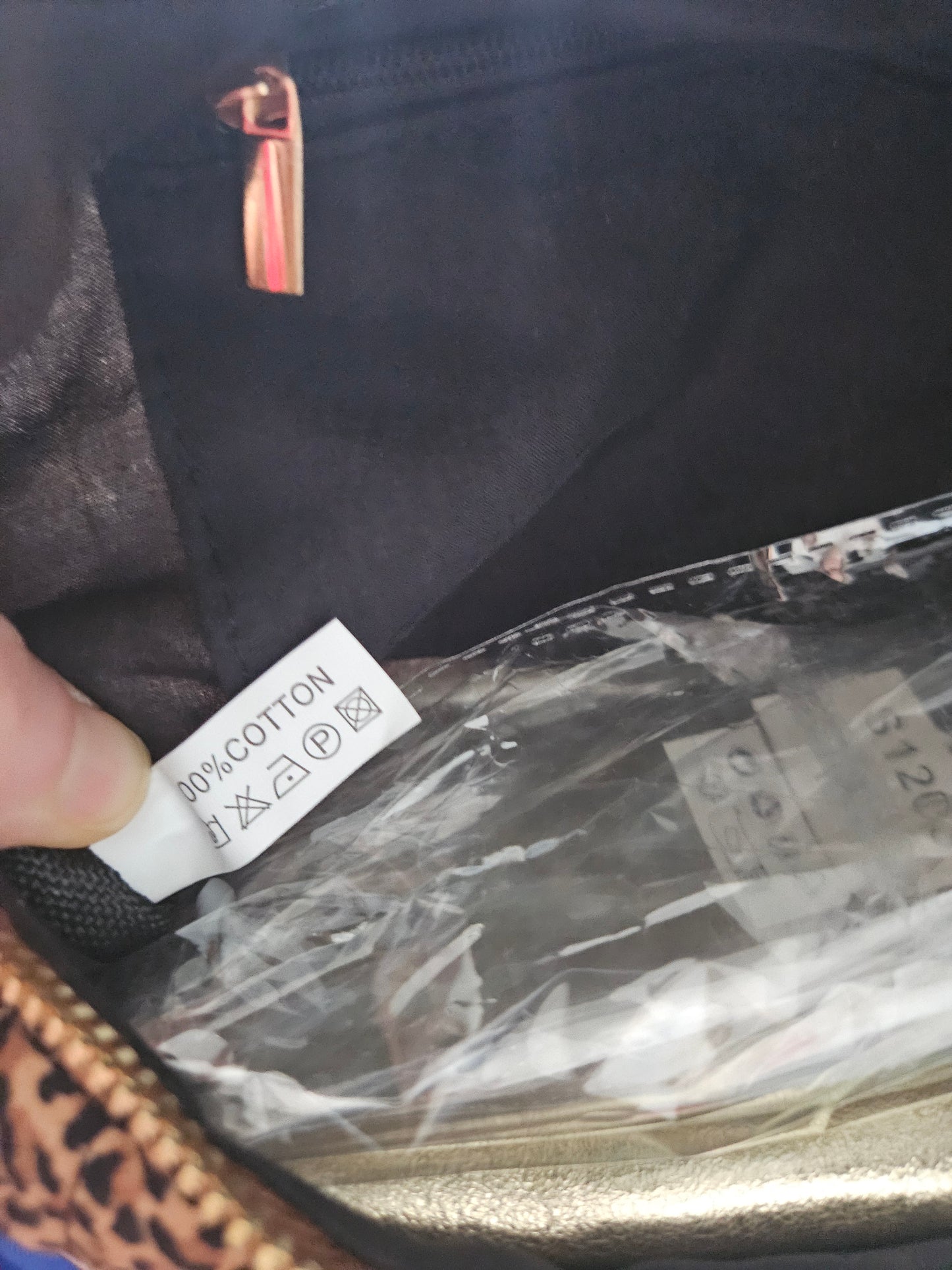 Sac banane léopard 100% coton