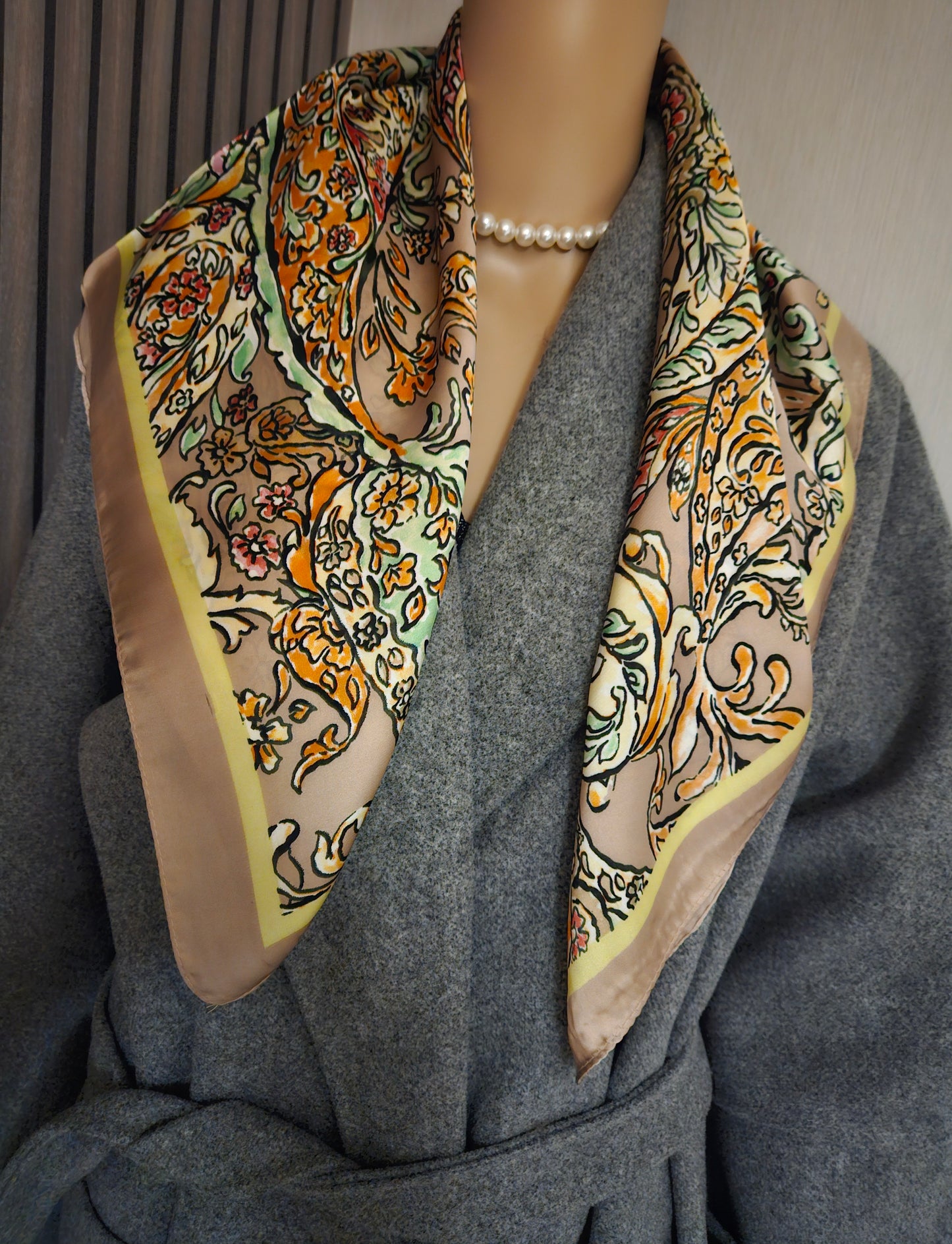 Foulard beige