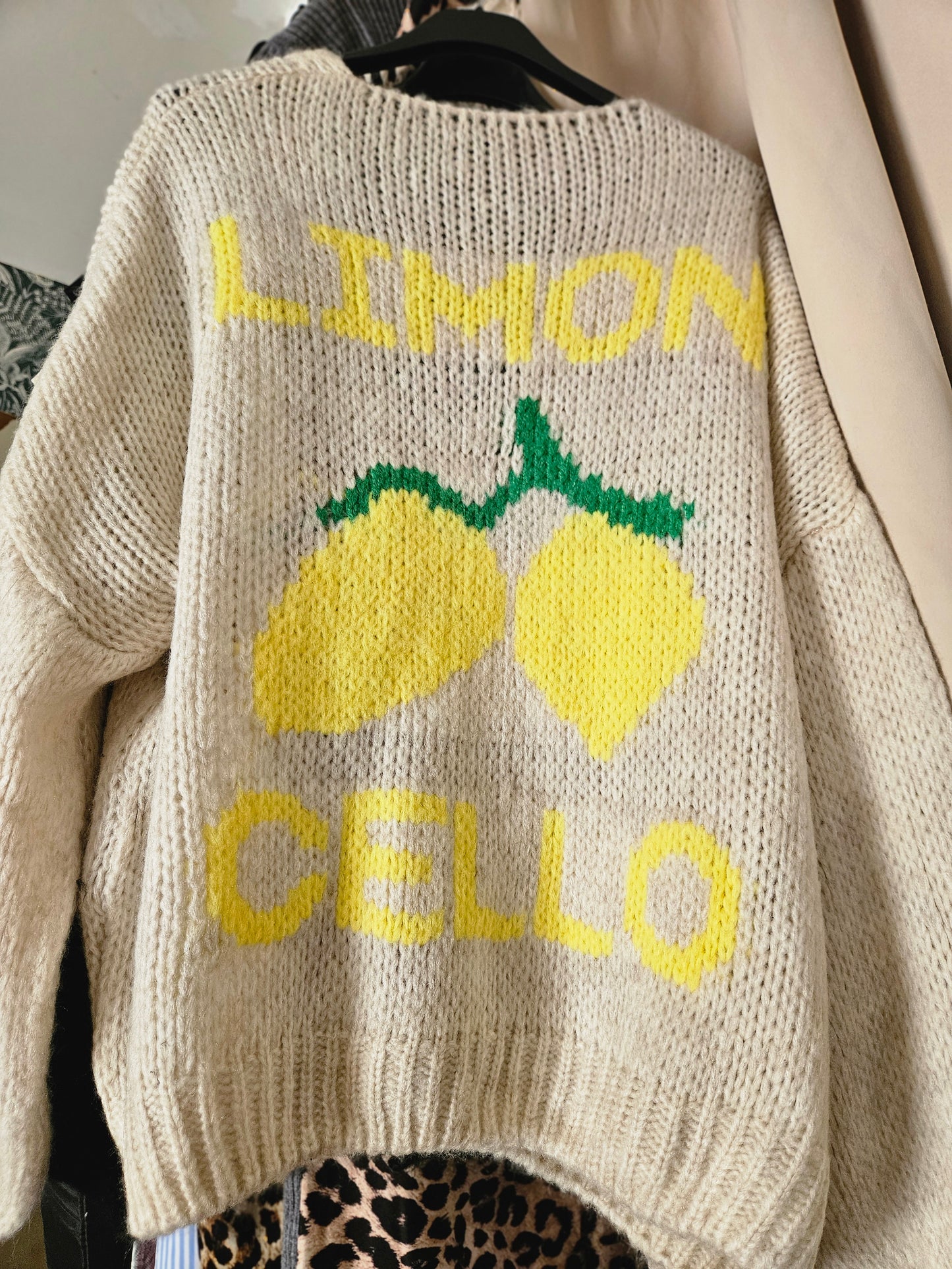 Gilet tricot LimonCello beige