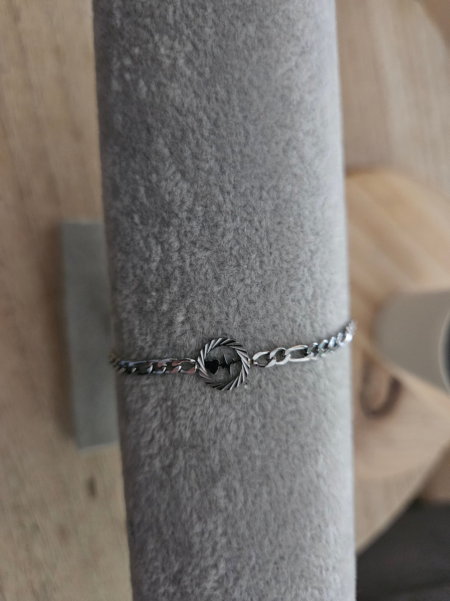 Bracelet Heartbeat argenté