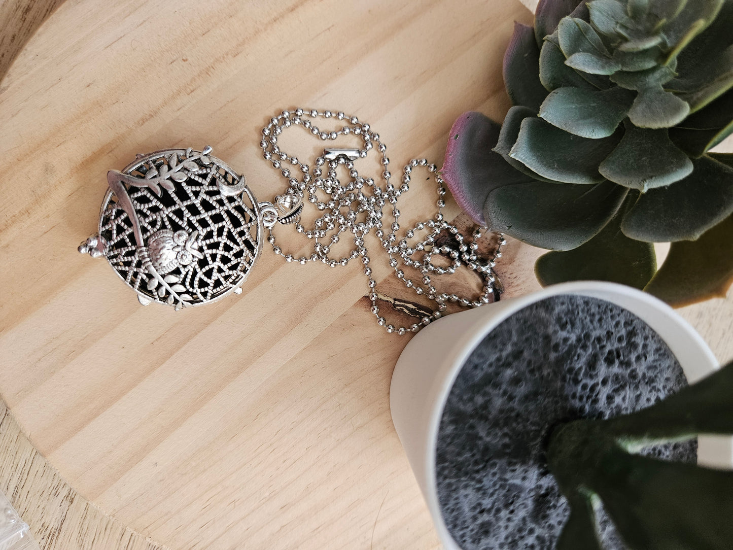 Zen et Bien Être collier d'aromatherapie hiboux