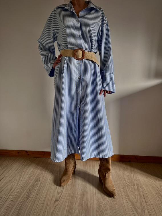 Robe longue chemise