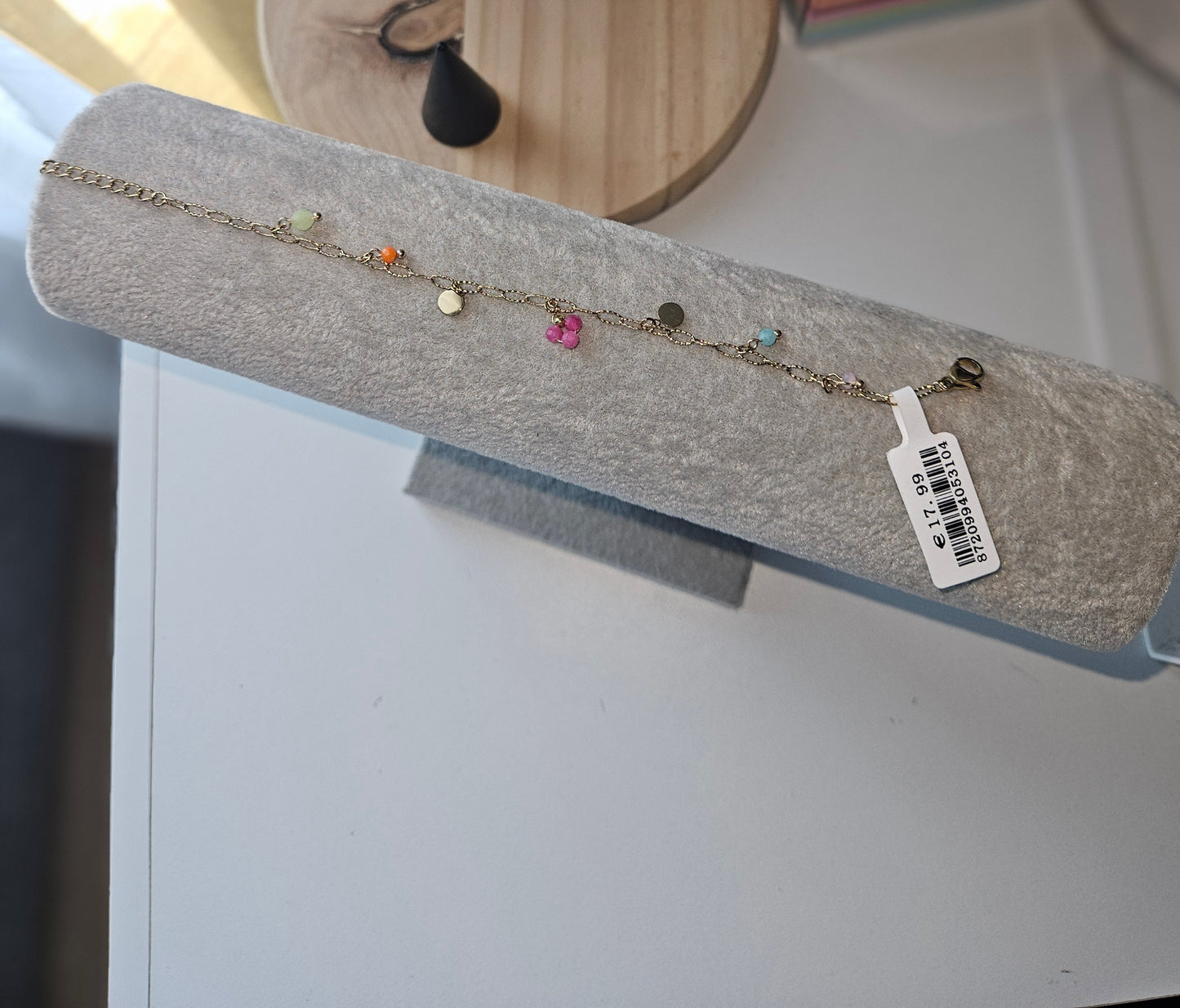 Bracelet à breloques Or acier inoxydable