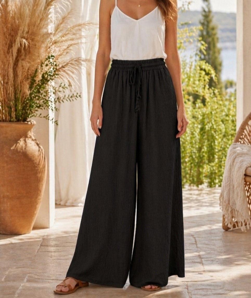 Pantalon très large fluide léger