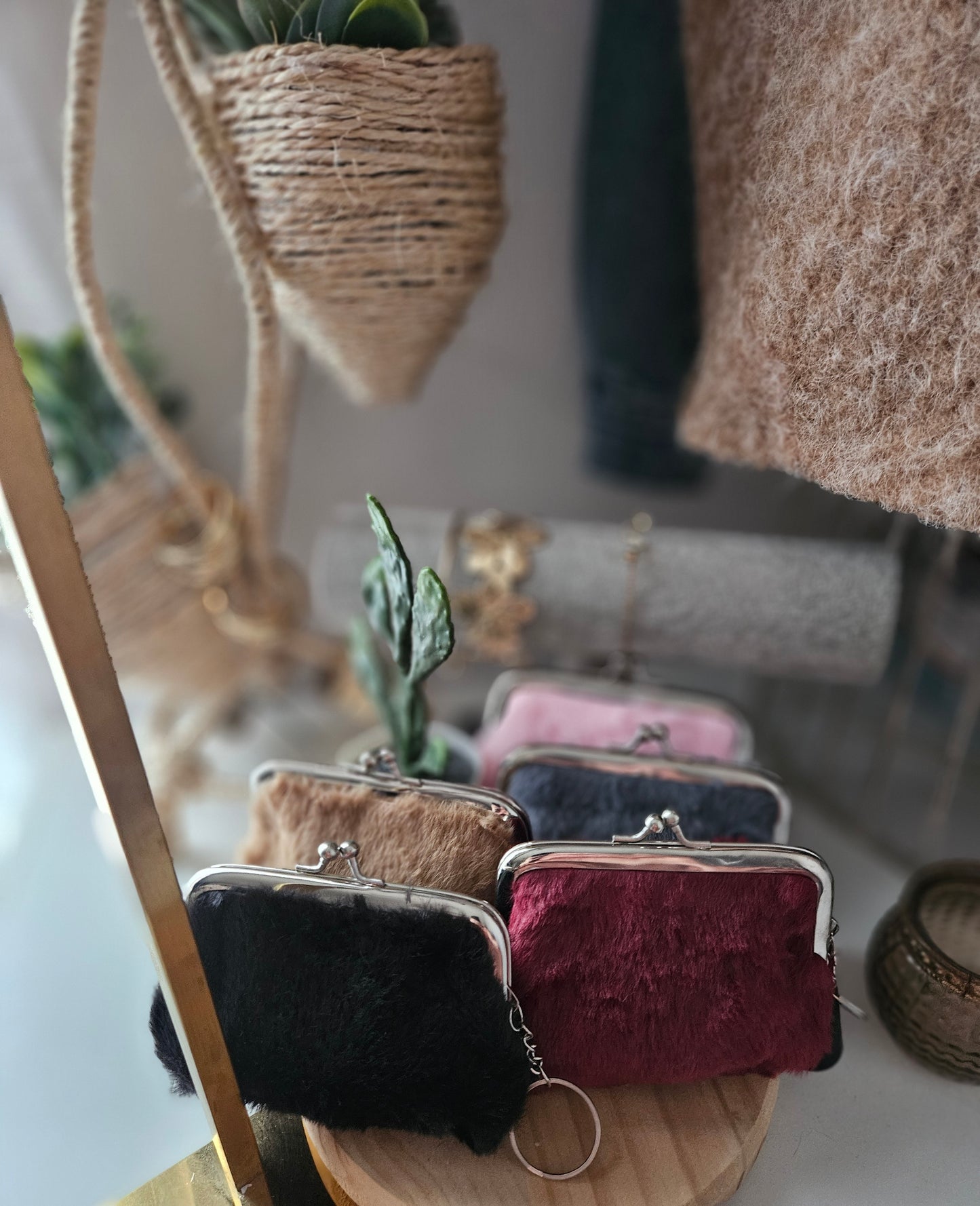 Porte-monnaie Fourrure Douce