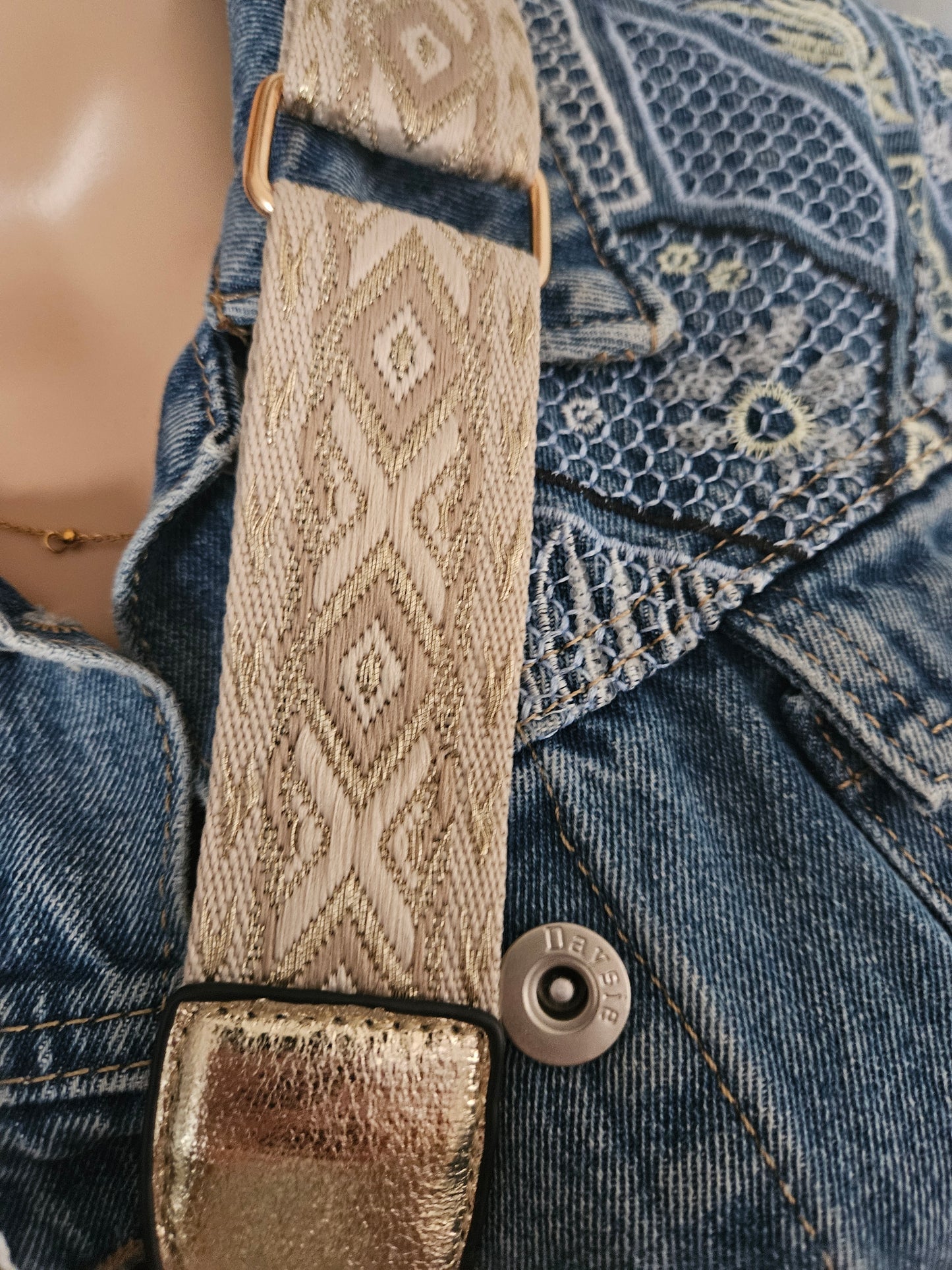 Sac Banane Chic & Bohème – Édition Tressée/paille Dorée