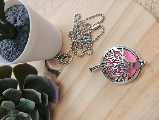 Zen et Bien Être collier d'aromatherapie arbre de vie