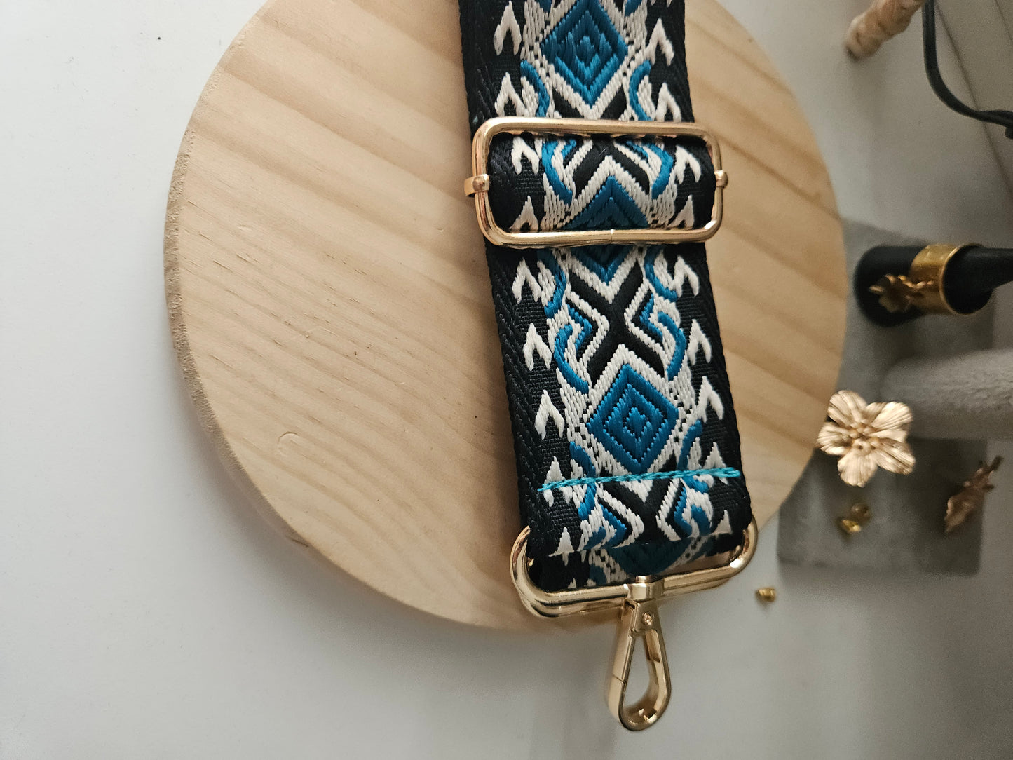 Bandoulière réglable style bohème champêtre