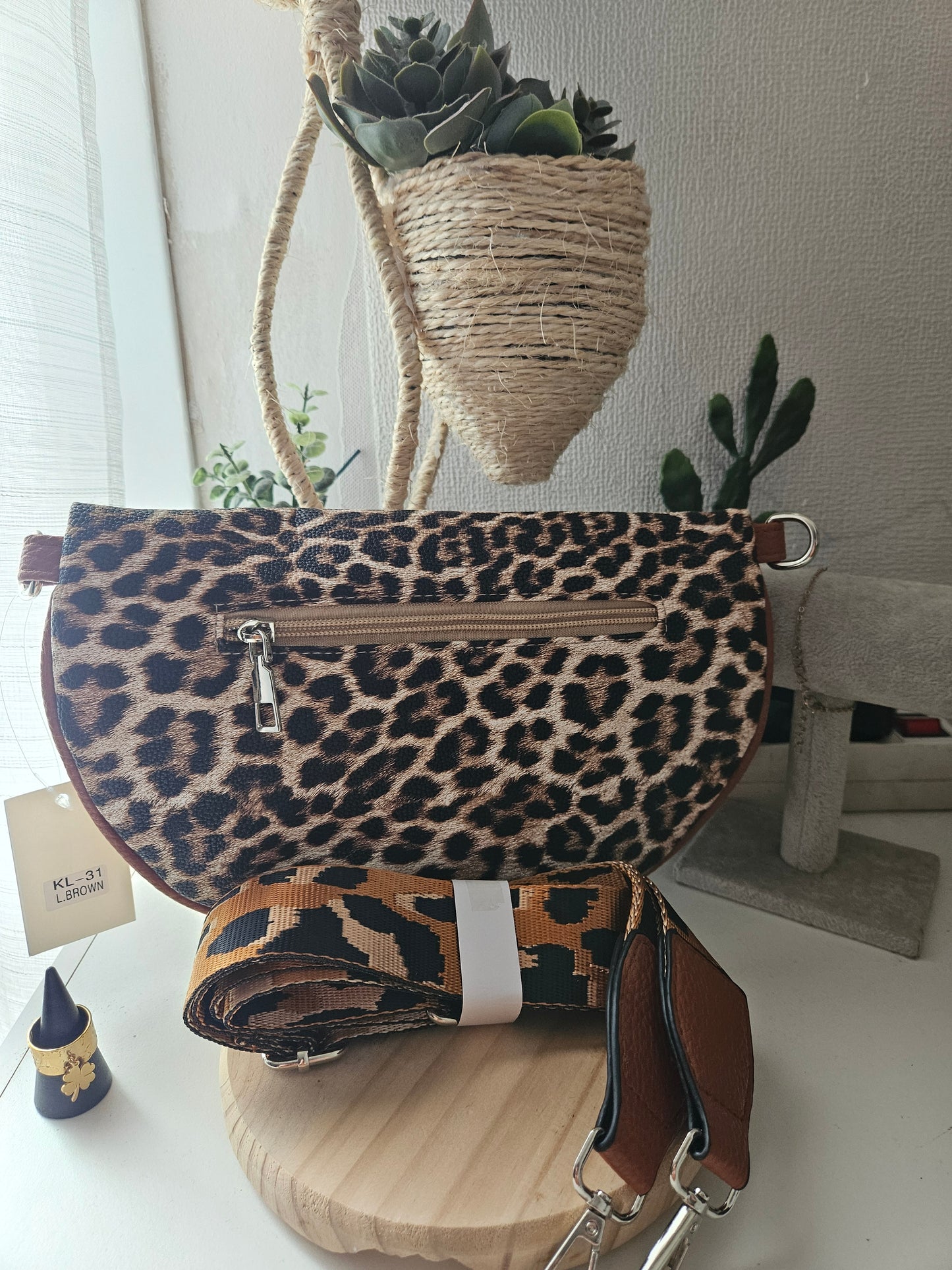 Sac banane léopard 26cm× 17cm