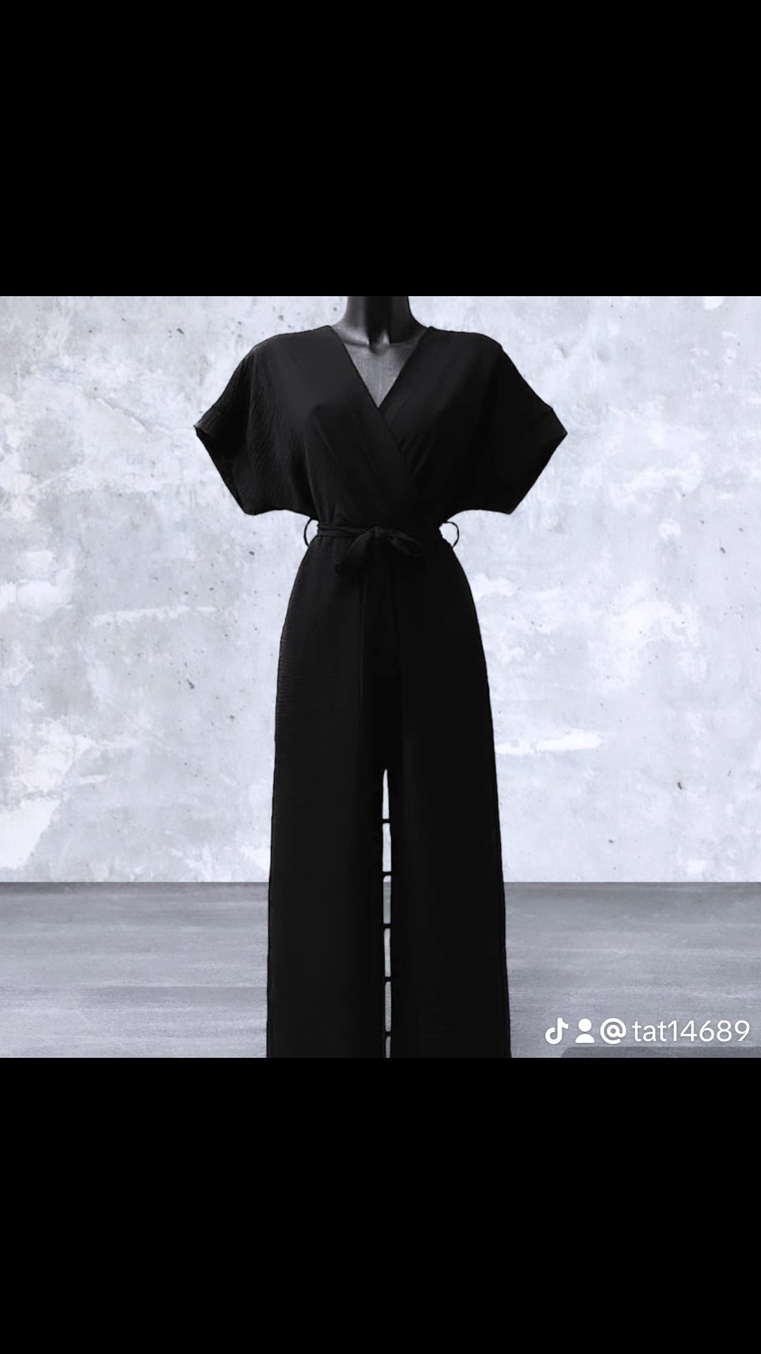 Combinaison fluide Noire