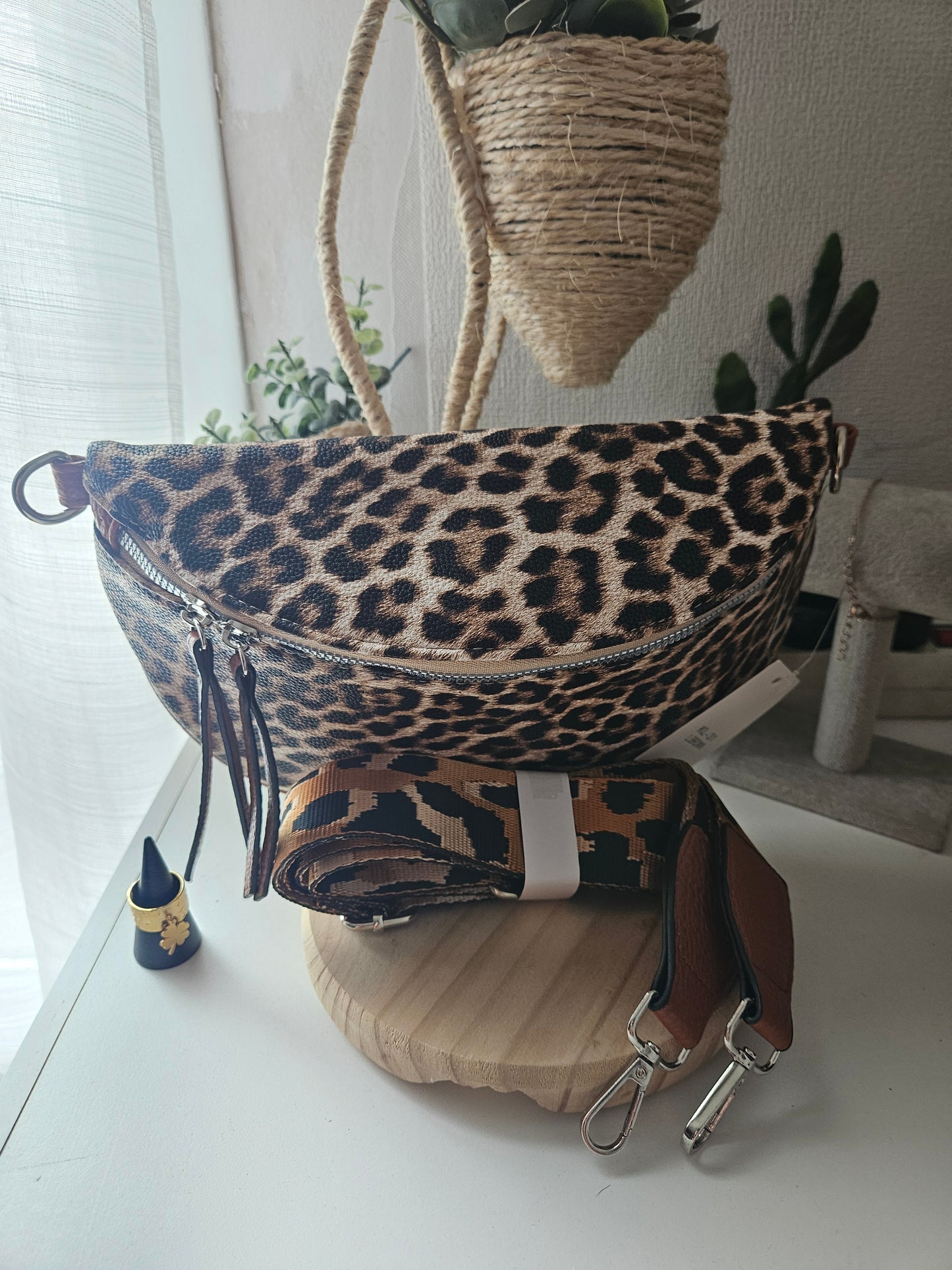 Sac banane léopard 26cm× 17cm