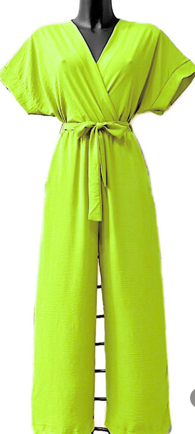 Combinaison fluide Verte pomme