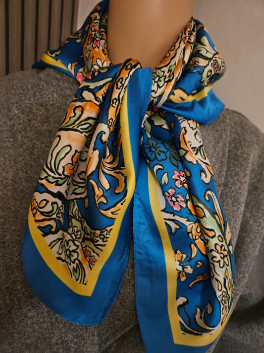 Foulard bleu