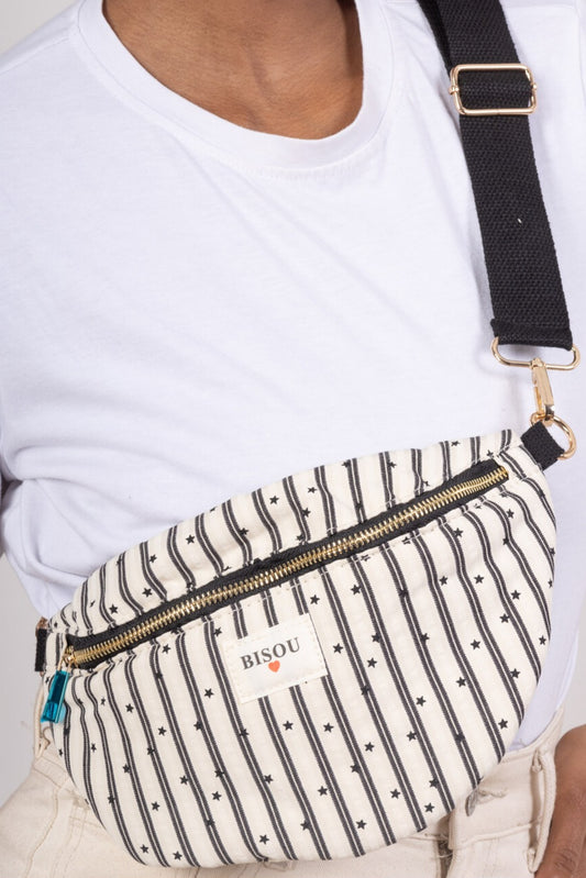 Sac banane rayures ❤️ 100% coton