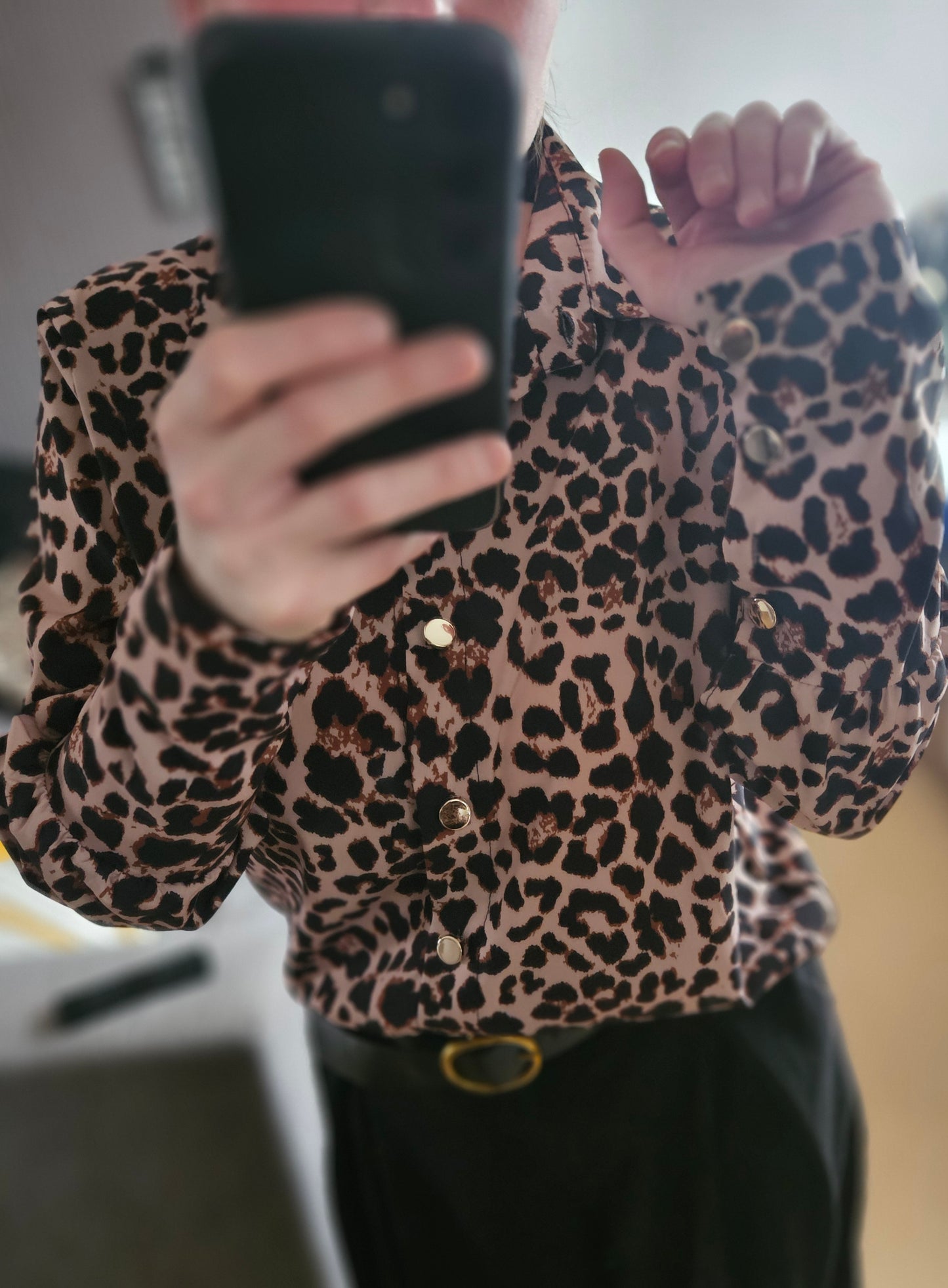 Chemise léopard