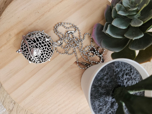 Zen et Bien Être collier d'aromatherapie hiboux