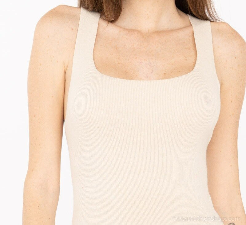 Robe pull beige